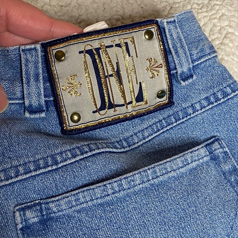 ESCADA Vintage Denim High Rise Jeans 5 Pocket Pants - Picture 6 of 16